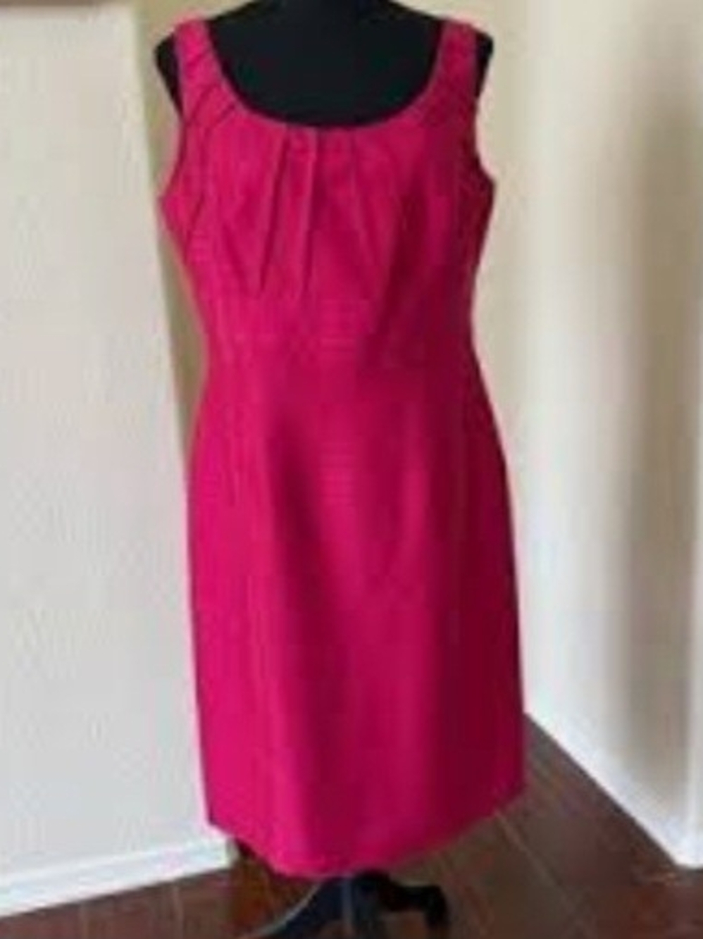 ANTONIO💎 MELANI Fuchsia Sleeveless Sheath Dress